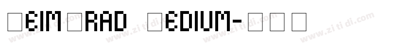 ReimTrad Medium字体转换